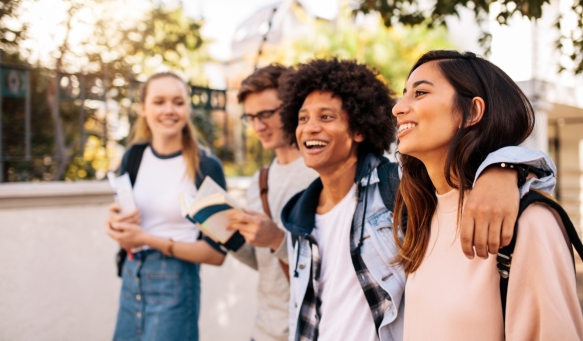 Etudiants en balade